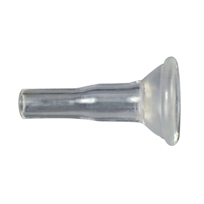 003-018-062 - Adaptateur en quartz FB 12/5 vers 1/4" droit pour torche ICP ou ICP-MS