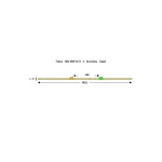 003-009-053 - Tube de pompe péristaltique deux butées Solva Flex Tygon R4040 - Ecart. 140 mm entre butées - DI 0,38 mm - orange/vert