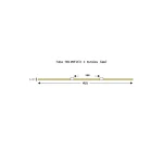 003-009-058 - Tube de pompe péristaltique deux butées Solva Flex Tygon R4040 - Ecart. 140 mm entre butées - DI 1,02 mm - blanc/blanc