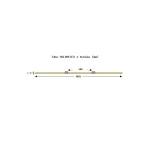 003-009-060 - Tube de pompe péristaltique deux butées Solva Flex Tygon R4040 - Ecart. 140 mm entre butées - DI 1,30 mm - gris/gris