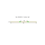 003-009-064 - Tube de pompe péristaltique deux butées Solva Flex Tygon R4040 - Ecart. 140 mm entre butées - DI 1,85 mm - vert/vert