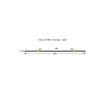 003-009-465 - Tube de pompe péristaltique deux butées - Viton Fluran HC F 5500 A - écart 150 mm entre butées - long. 255 mm - DI 0,89 mm - orange/orange (min. 5)