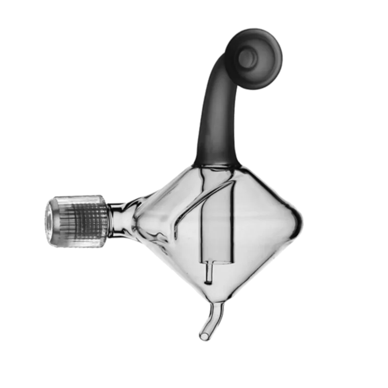 003-005-046 - Chambre en quartz cyclonique, double passe, 50 ml, avec système LSI, sortie femelle 12/5 et drain péristaltique pour Perkin Elmer NexION (modèle d'origine)