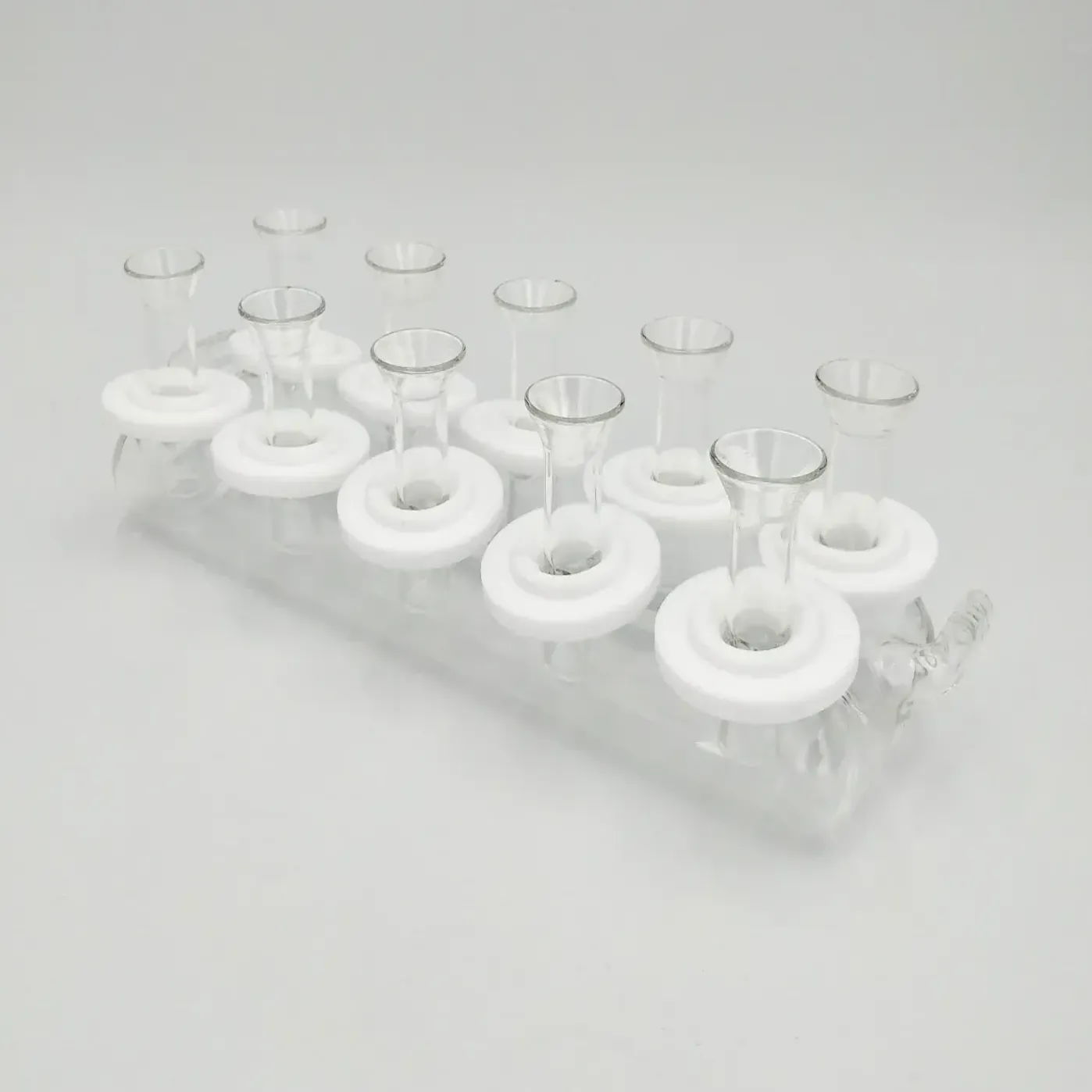 1010-070-001 - Collecteur d'échappement avant 10 positions incluant le joint annulaire en PTFE pour KjelRoc Digestor Opsis Liquid Line