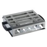 1010-070-005 - Échappement pour KjelRoc Digestor Auto 20 Opsis Liquid Line - Comprends un support métallique, poignées et collecteur échappements en verre avant et arrière (1010-070-001 et 1010-070-002)