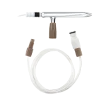 003-001-135 - Nébuliseur MicroMist - 40 PSI - 1 L/min - 200 µl/min avec ligne d'argon avec connecteur DC type 11 et ligne d'échantillon UniFit NFT-16-18 DI 0,18 mm x DE 1/16" x L 700 mm