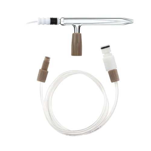 003-001-135 - Nébuliseur MicroMist - 40 PSI - 1 L/min - 200 µl/min avec ligne d'argon avec connecteur DC type 11 et ligne d'échantillon UniFit NFT-16-18 DI 0,18 mm x DE 1/16" x L 700 mm
