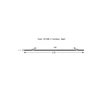 003-009-093 - Tube de pompe péristaltique deux butées - Viton Fluran HC F 5500 A - écart 127 mm entre butées - long. 175 mm - DI 1,30 mm - gris/gris