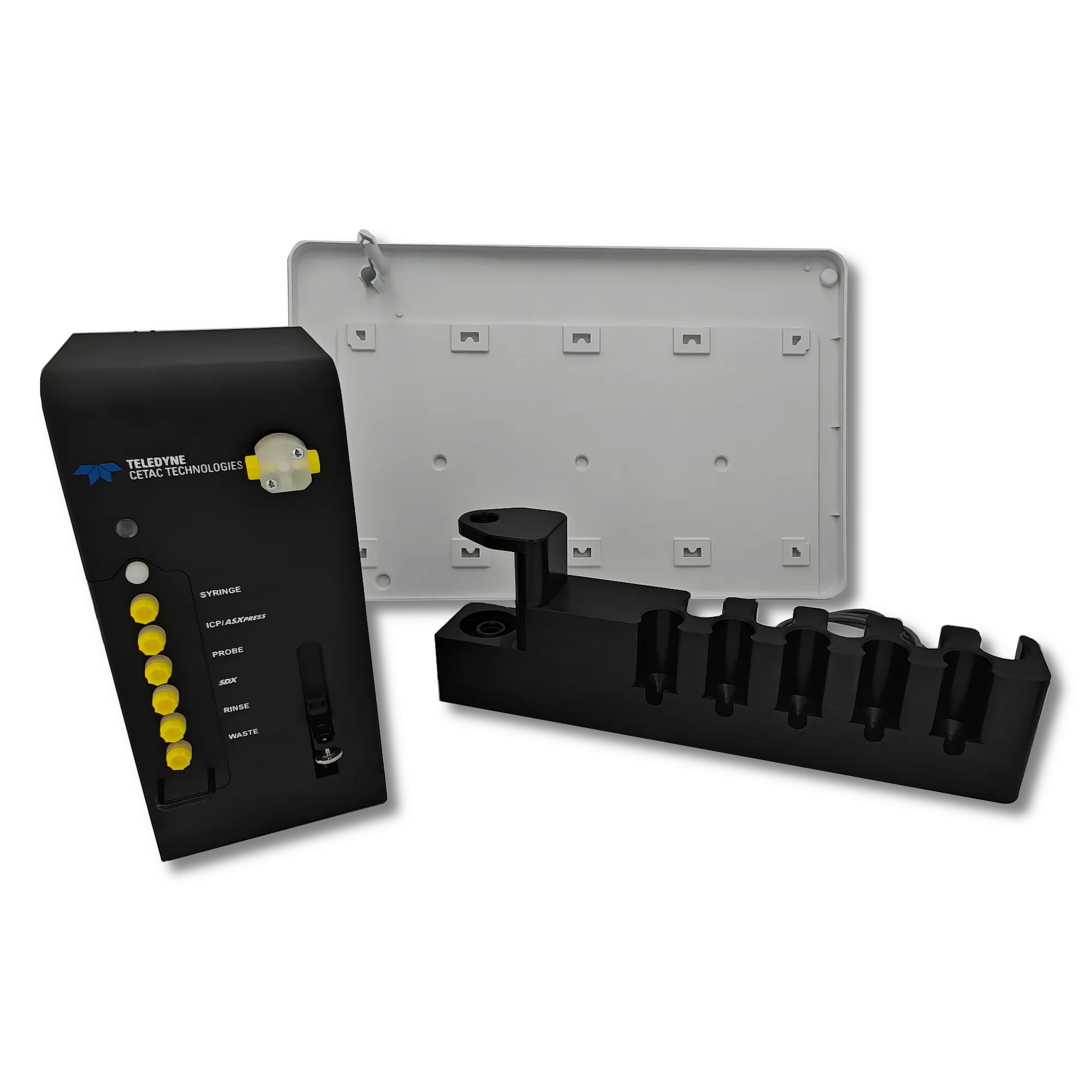 023-001-007 - Mise à niveau ASX-560 avec SDX-HPLD - Système de dilution intelligent - Passeur Teledyne LABS (Cetac) ASX-560 - Comprends plateau portoirs échantillons, vanne et seringue SDX, vortex et support échantillons étalons, câbles et consommables divers.