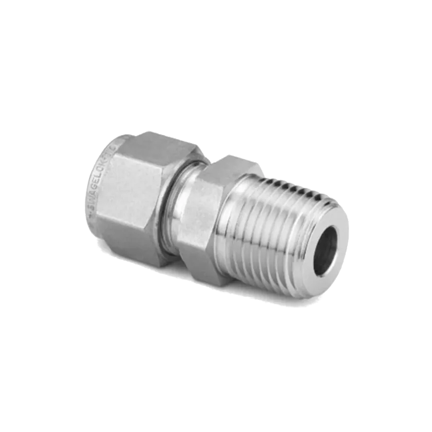 002-003-190 - Raccord en inox Swagelock 1/4" NPT vers 6 mm dégraissé pour utilisation sous oxygène