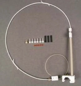 018-006-018 - Kit axe d'entrainement Z avec tube en PEEK avec plaque de guidage pré-installée pour passeur automatique CETAC pour aiguille de prélèvement en Ultem (jaunes)